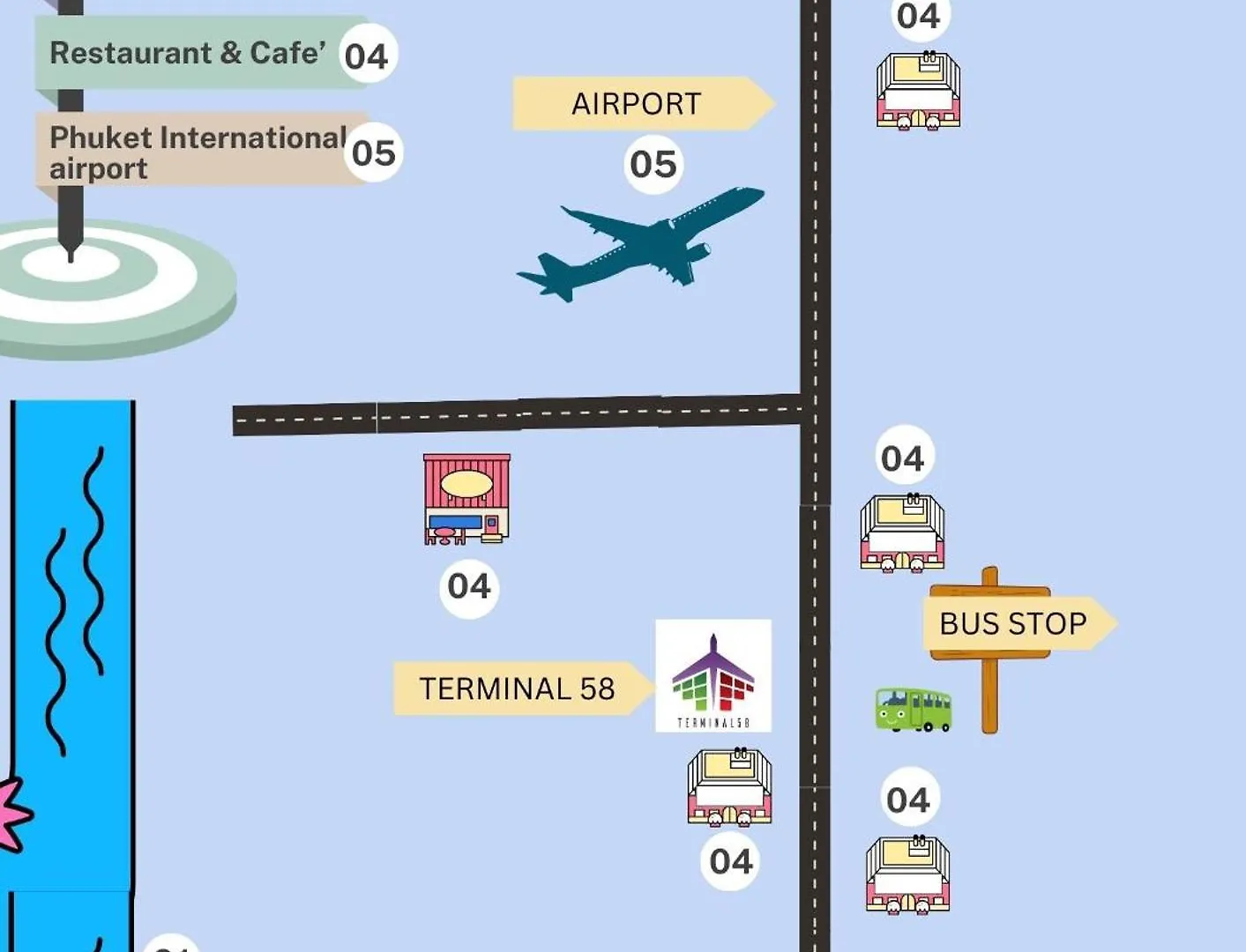 فندق Terminal 58 Ban Mut Dok Khao 3*,